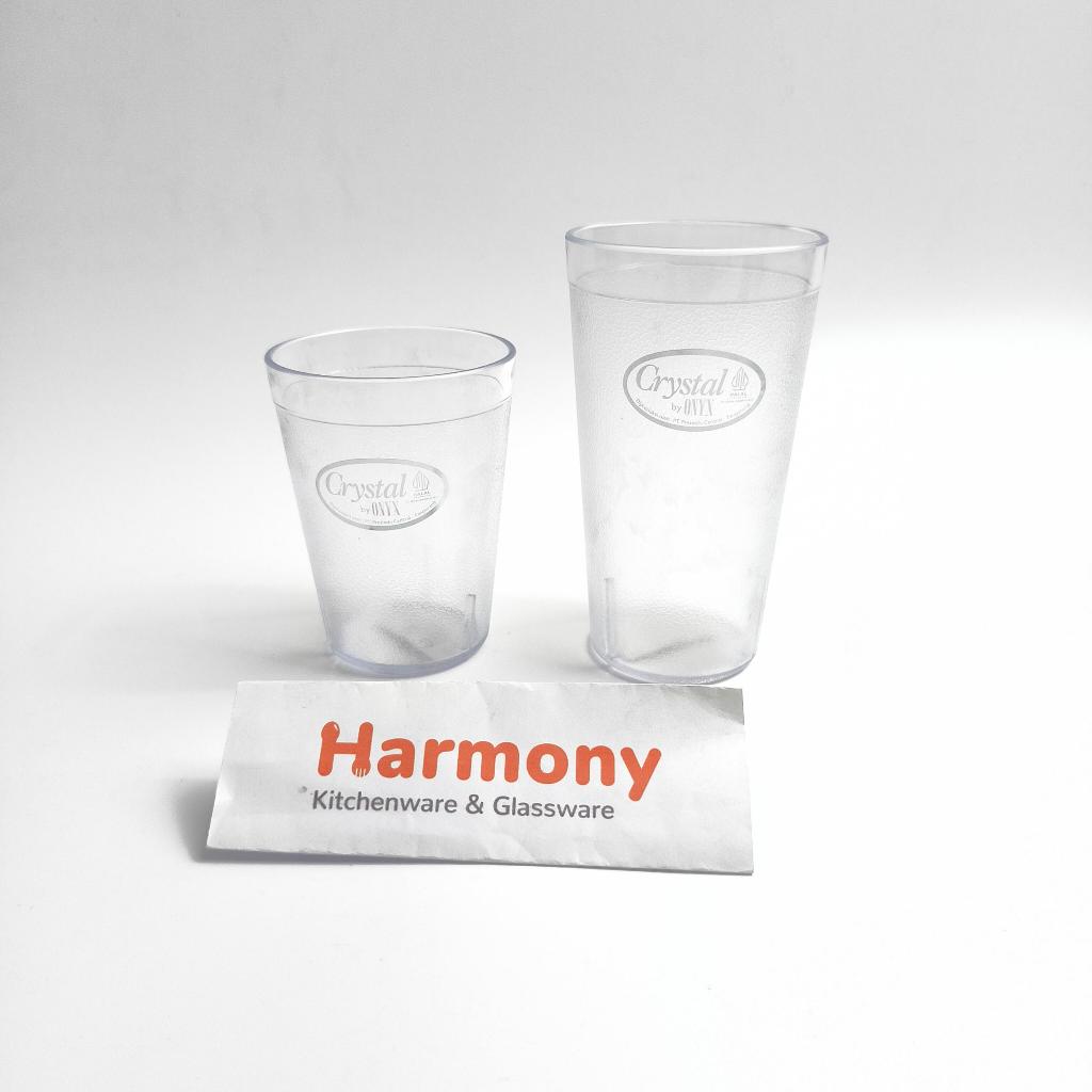 Onyx Crystal Gelas FROSTY 350mL ACG08 500mL ACG09 Minum Tumbler Mug Minum Bening Plastik Food Grade