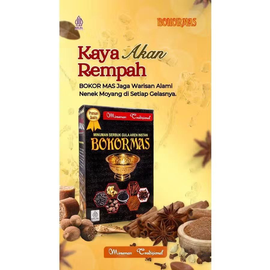 

Bokormars Minuman Tradisional Rempah/Bokormas 200gr/minuman rempah/minuman herbal/