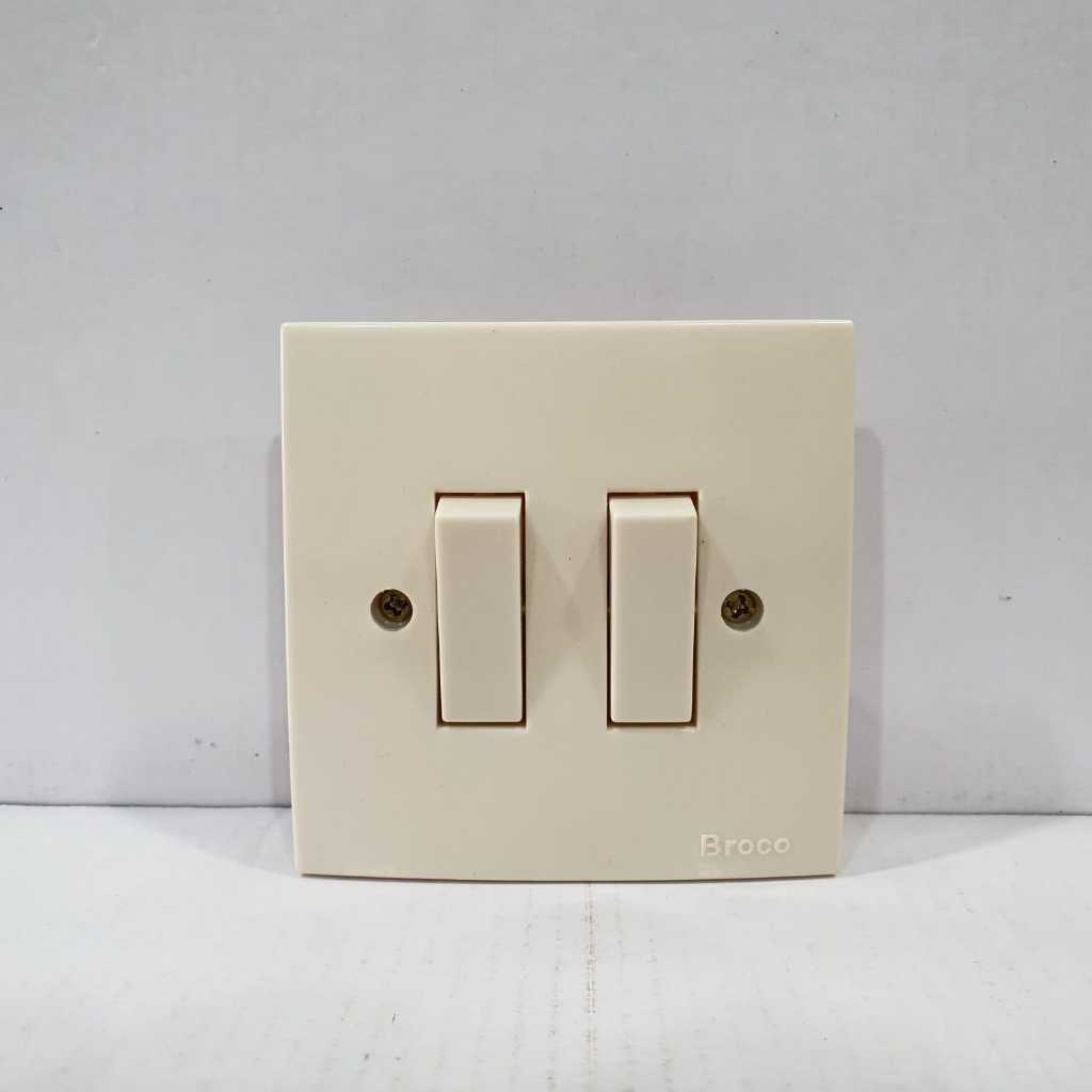 Saklar Lampu Seri Broco - Saklar Listrik Tanam Dinding