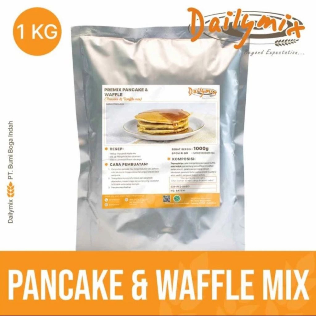 

Terbaru Tepung Premix Pancake dan Waffle Kemasan 1 Kg Bahan Kue Instan Berkualitas
