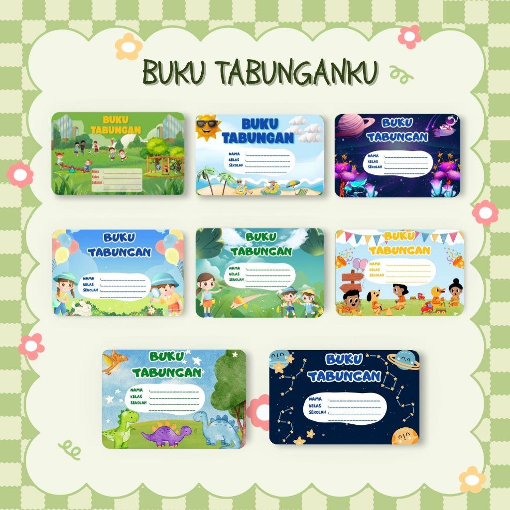 

BUKU TABUNGAN ANAK UNIK LANSCAPE [LUCU, EDUKATIF, BERKUALITAS]