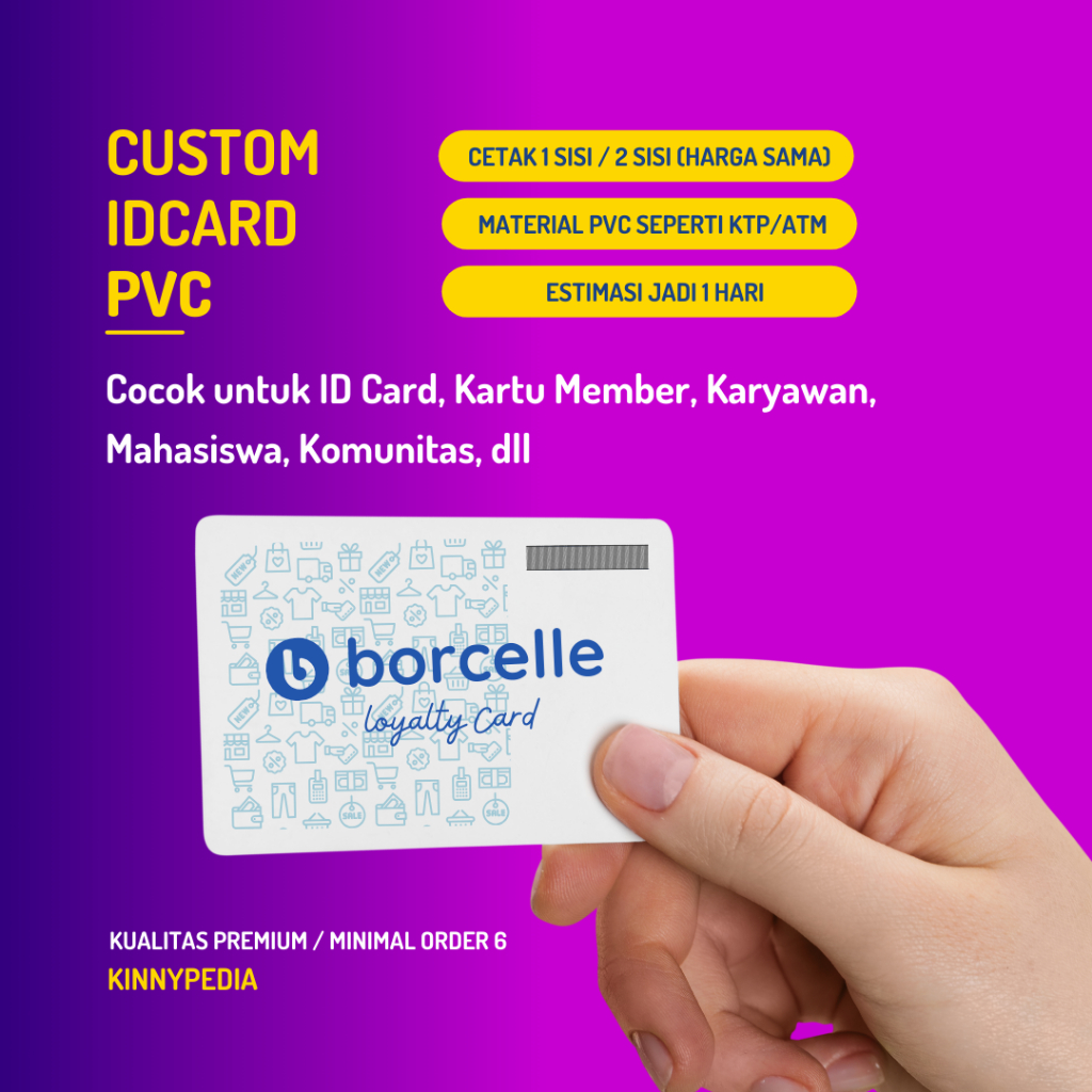 

CETAK ID CARD PVC PREMIUM KARTU MEMBER / KOMUNITAS | KARTU KARYAWAN | KARTU PELAJAR MAHASISWA