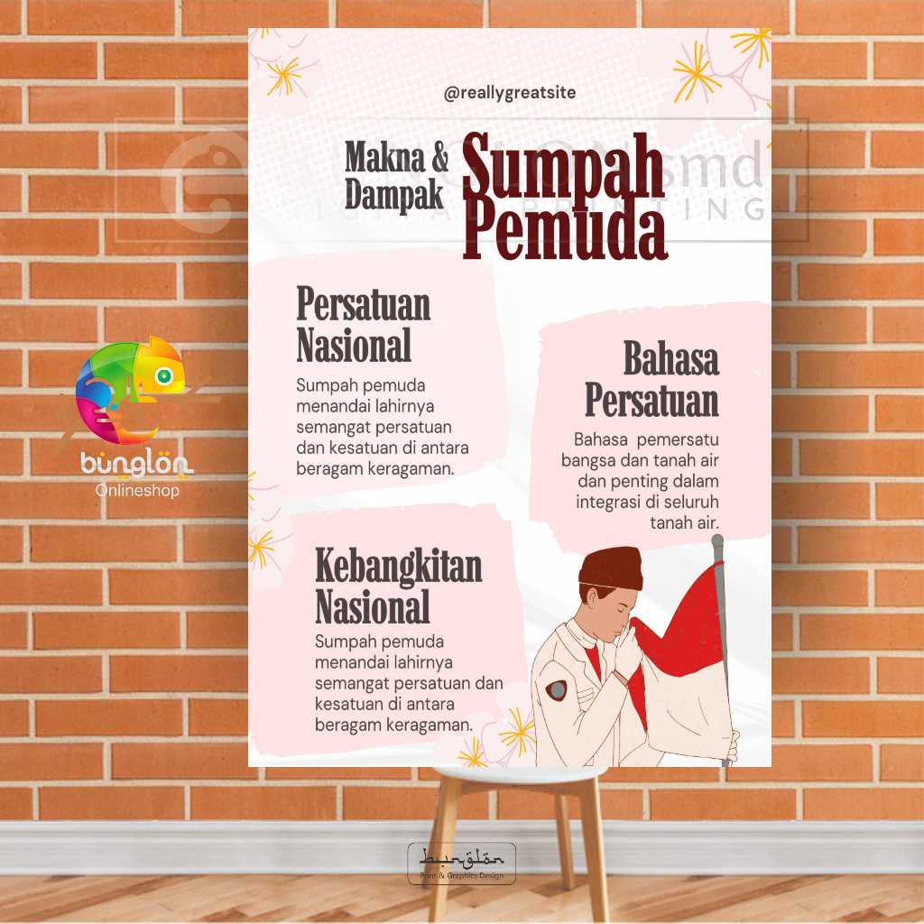 

Poster Makna Dan dampak Sumpah Pemuda
