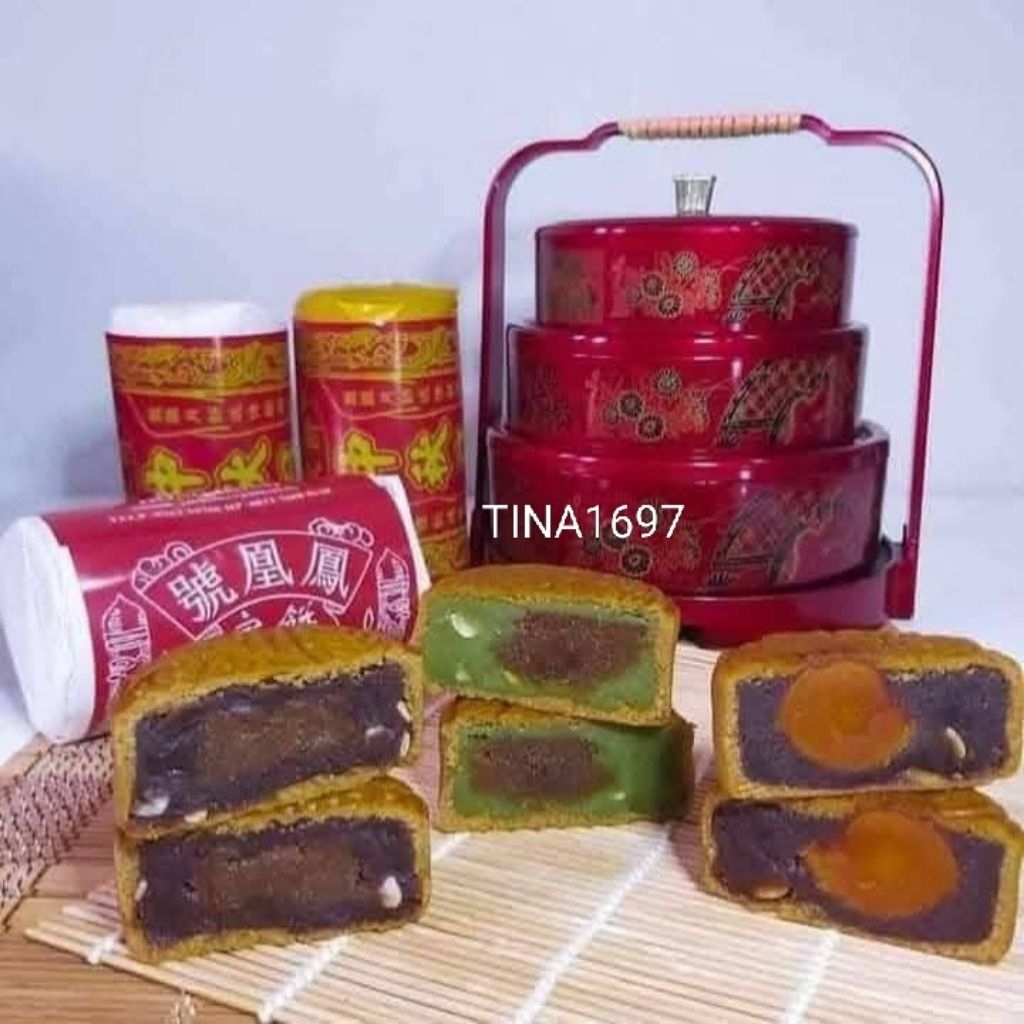 

Tong Jiu pia isi telor dan durian