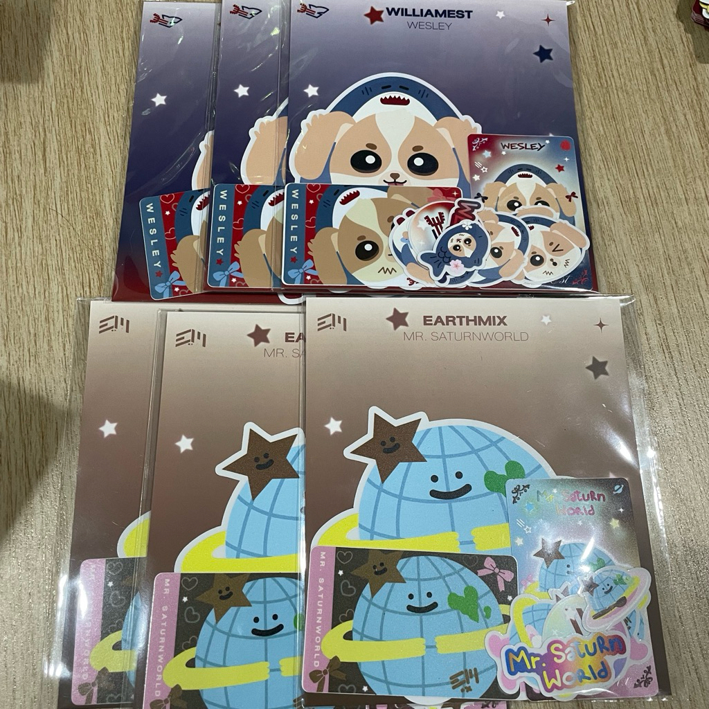

OFFICIAL STICKER WESLEY WILLIAM EST EARTHMIX MR SATURNWORLD