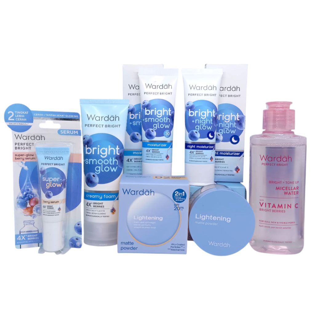 Paket Wardah Perfect Bright Oil Control Lengkap/Paket Wardah Perfect Bright Smooth Glow/ Skincare Re