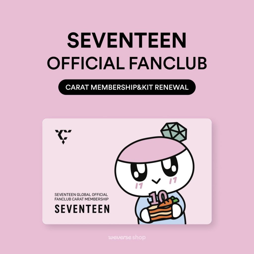 [PO] OFFICIAL MEMBERSHIP SEVENTEEN SVT BONGBONGI MEMBERSHIP KIT 2025