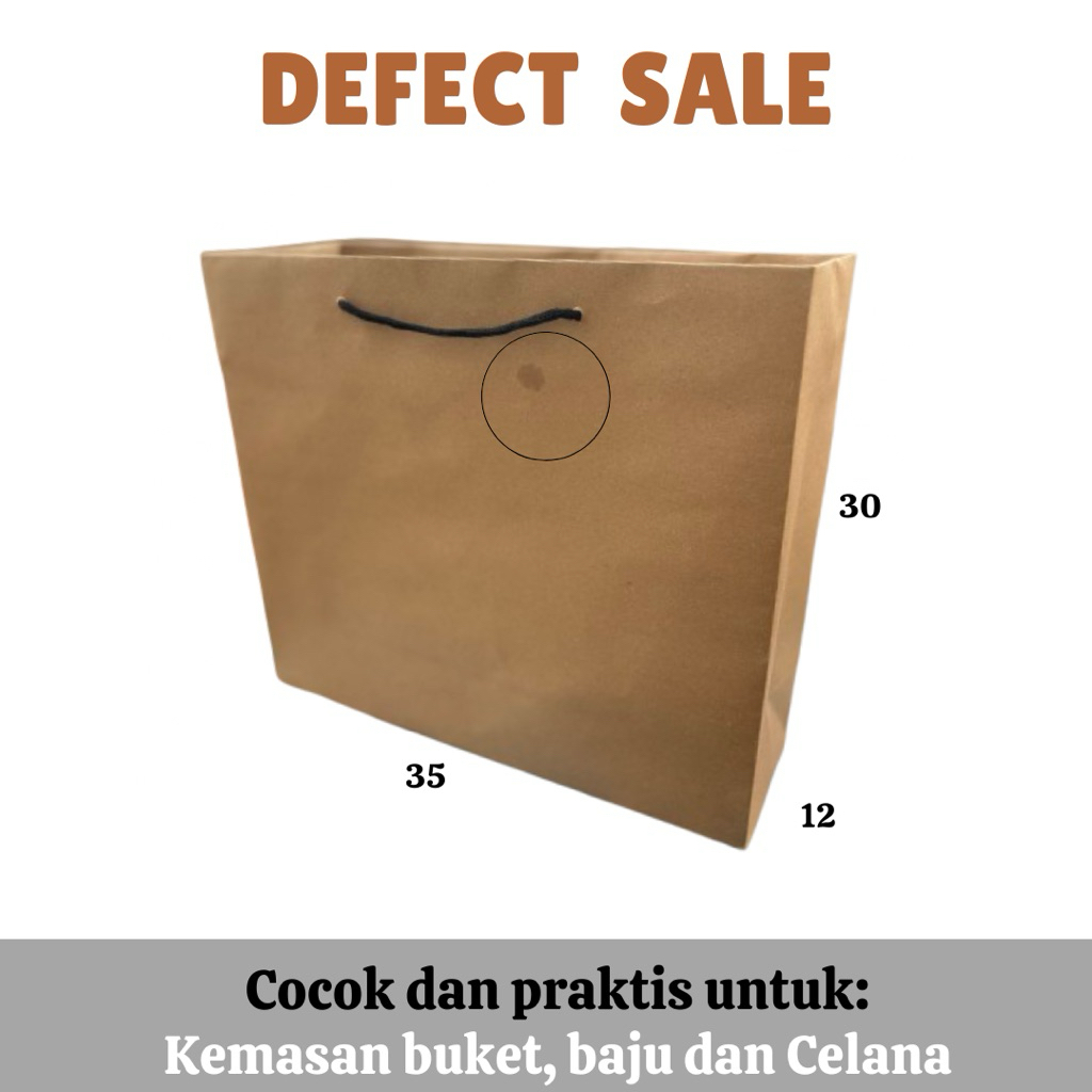 

Shopping bag BS, Paperbag kemasan, P35 L12 T30