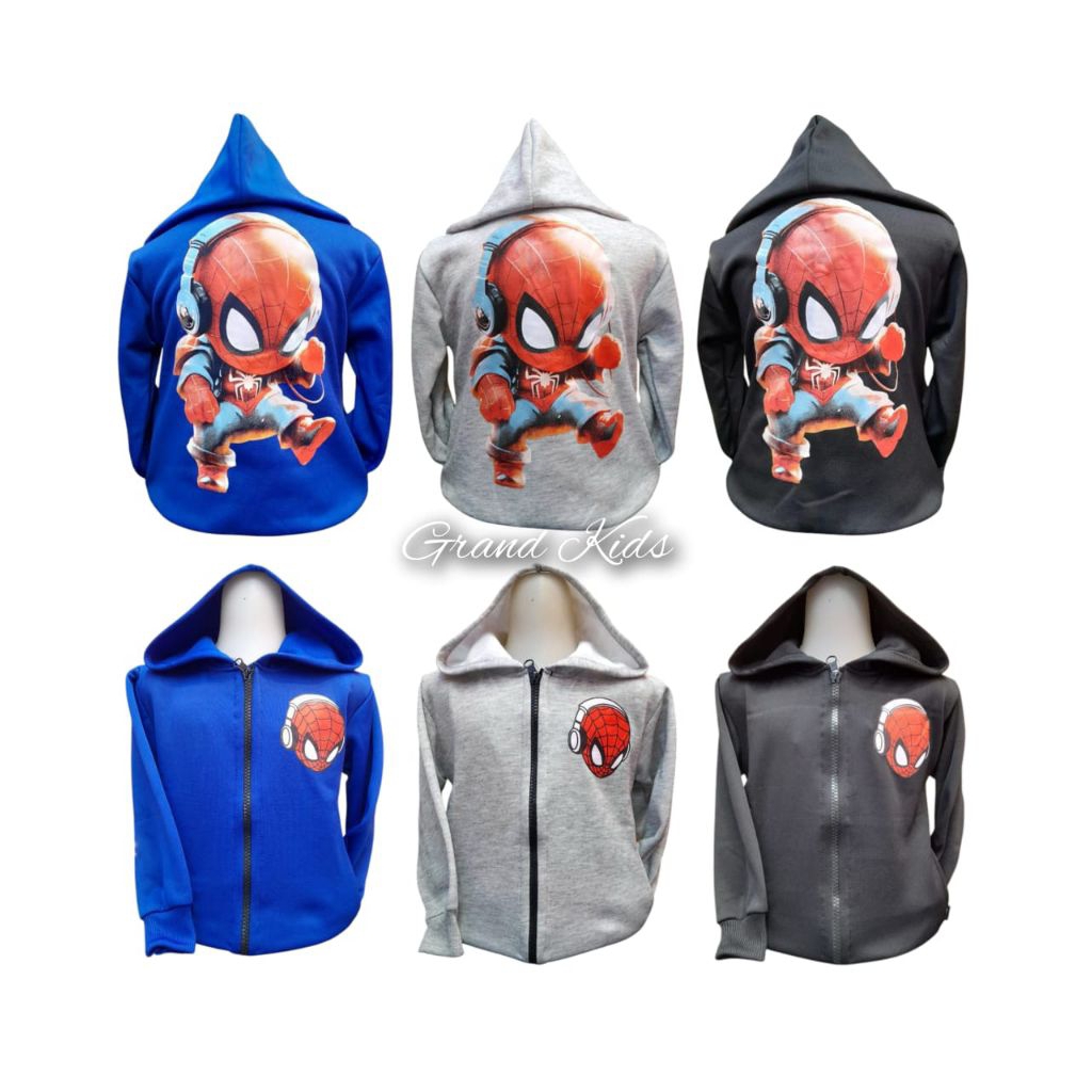 Jaket Anak Laki-Laki Superhero Spiderman/Kids Jacket/Jaket Anak Laki-laki/Jaket Anak/Jaket Anak Laki