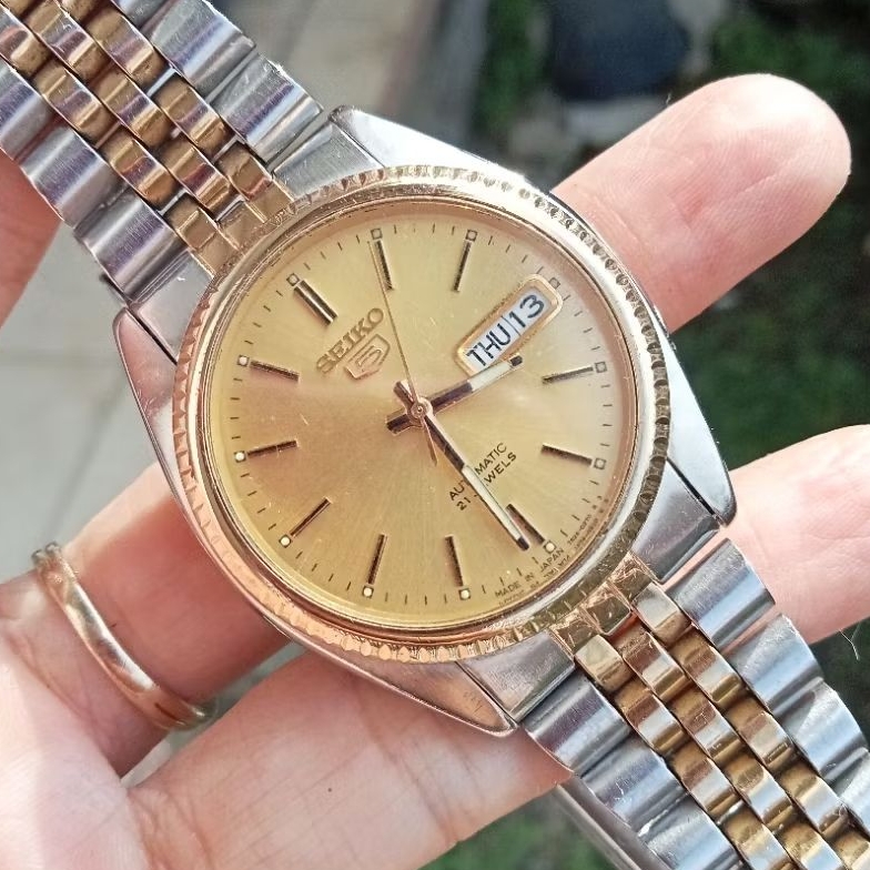 Seiko 5 President Datejust SNXJ92 Cal 7s26-0500 Full Original