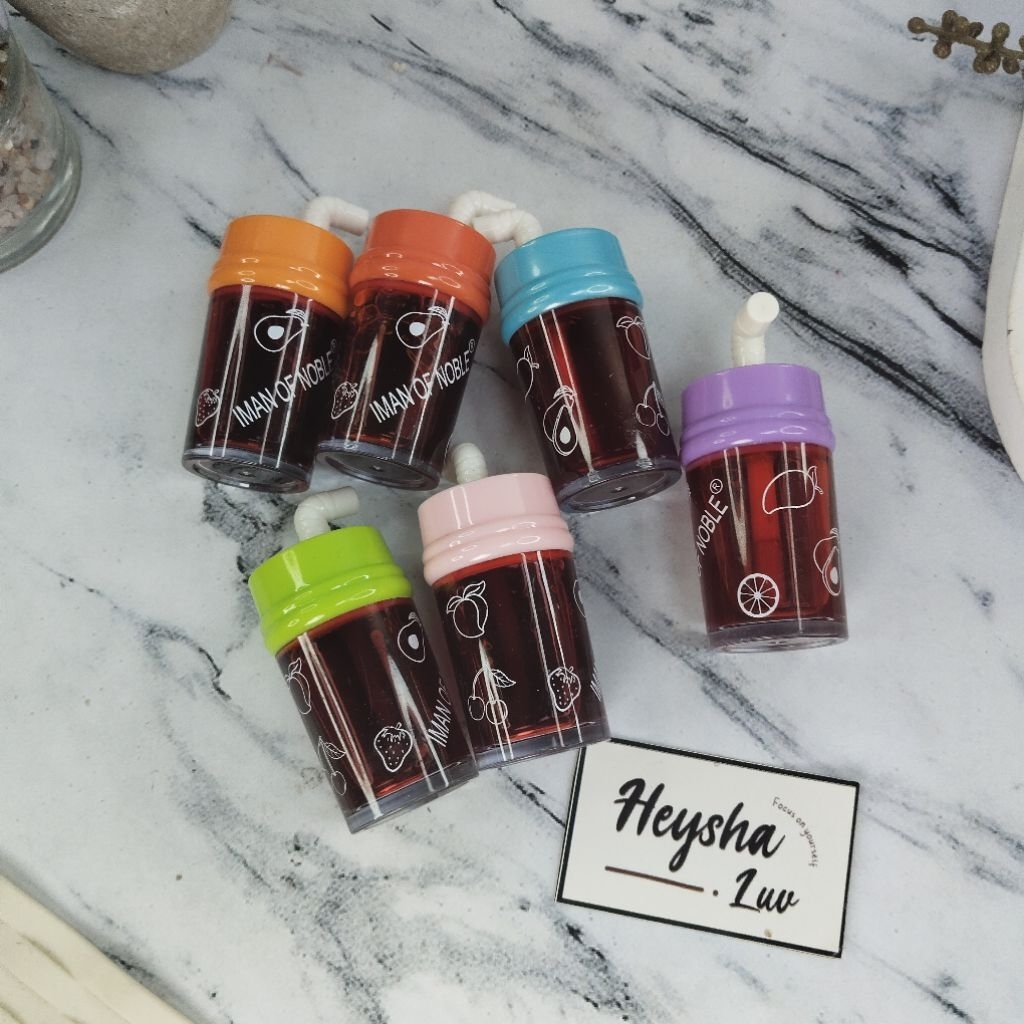 Iman Of Noble Juice Lip Tint Water Glossy lucu AWET POLL