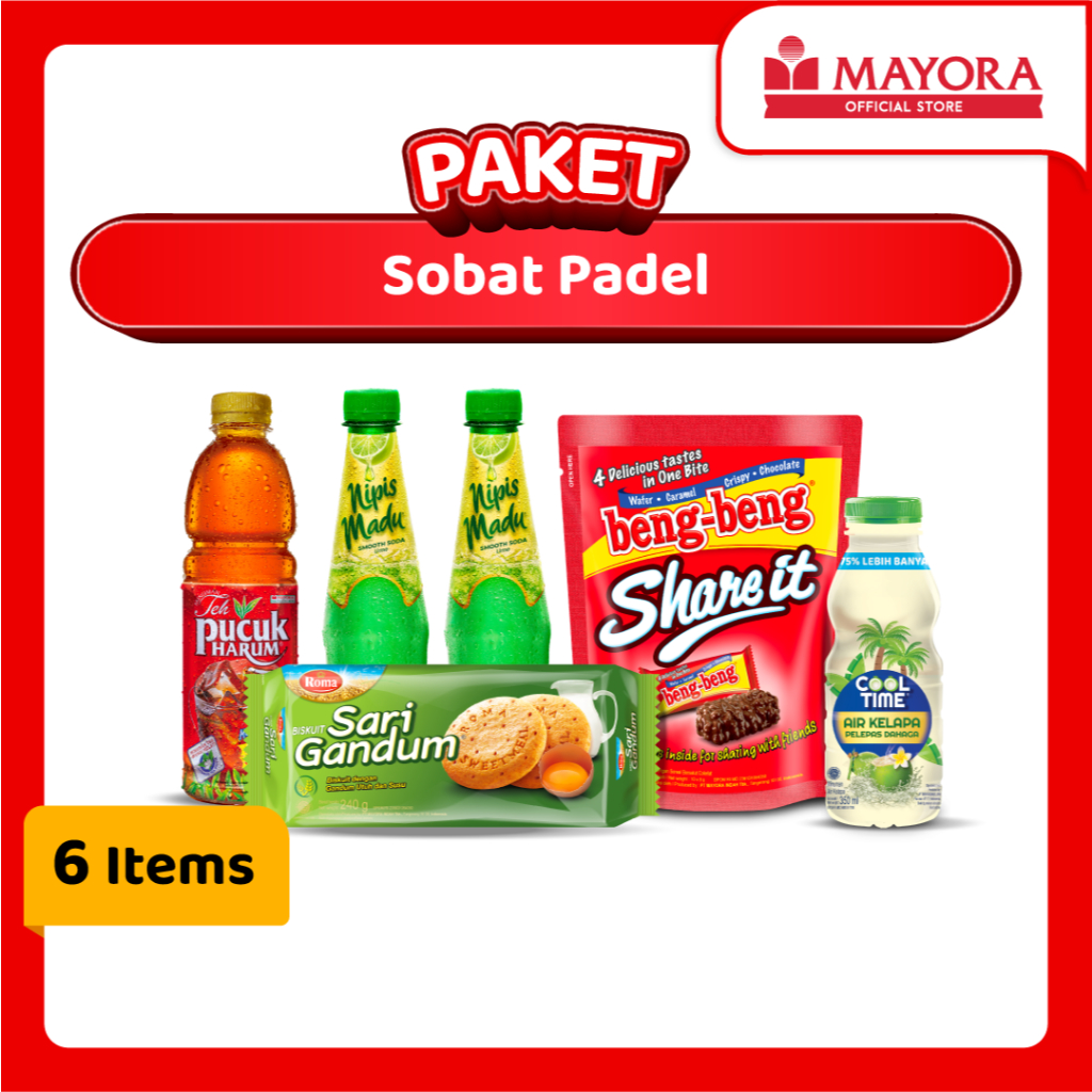 

Paket Sobat Padel dari Mayora