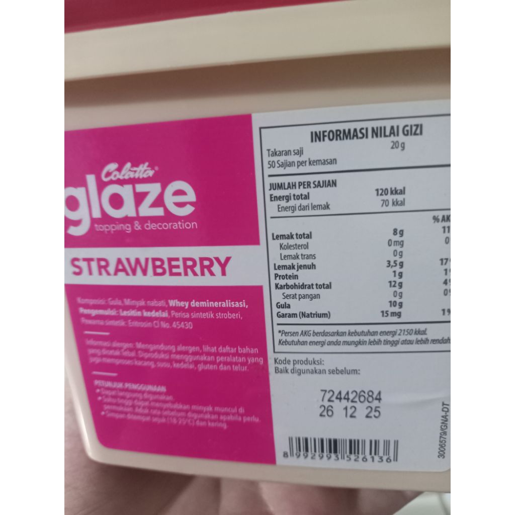 

Colatta gkaze rasa stoberry