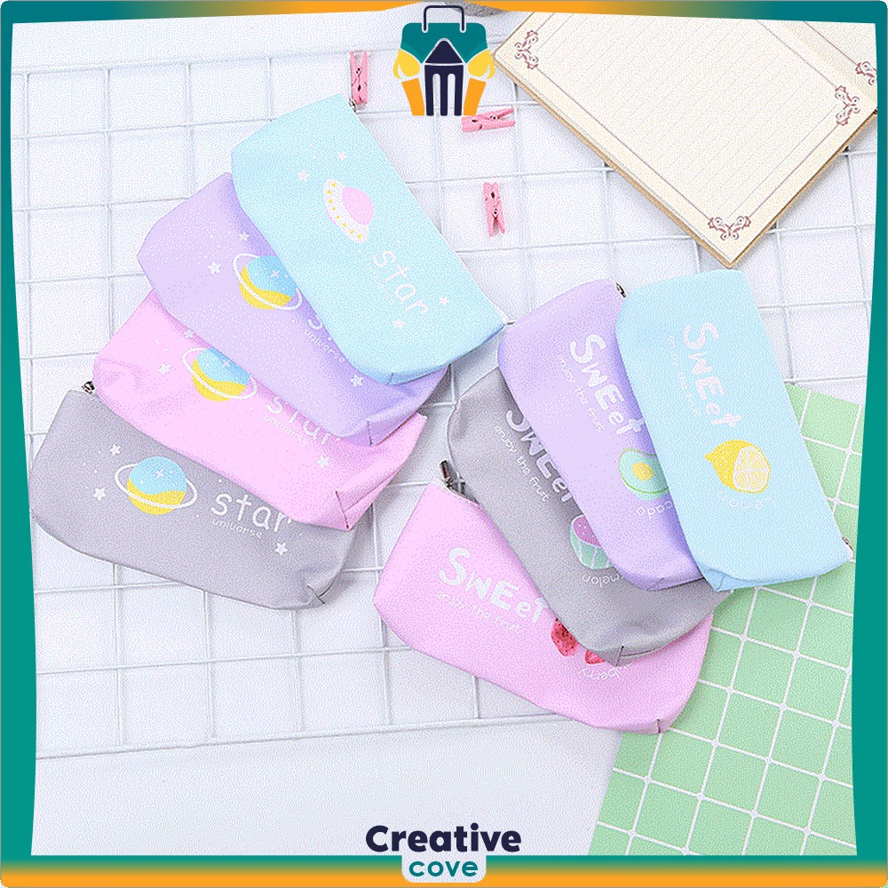 

EC Tempat Penyimpanan Pulpen Alat Tulis Pencil Case Fruit Tempat Pensil Buah Sweet Simple Perlengkapan Sekolah Lucu Creative Cove A51