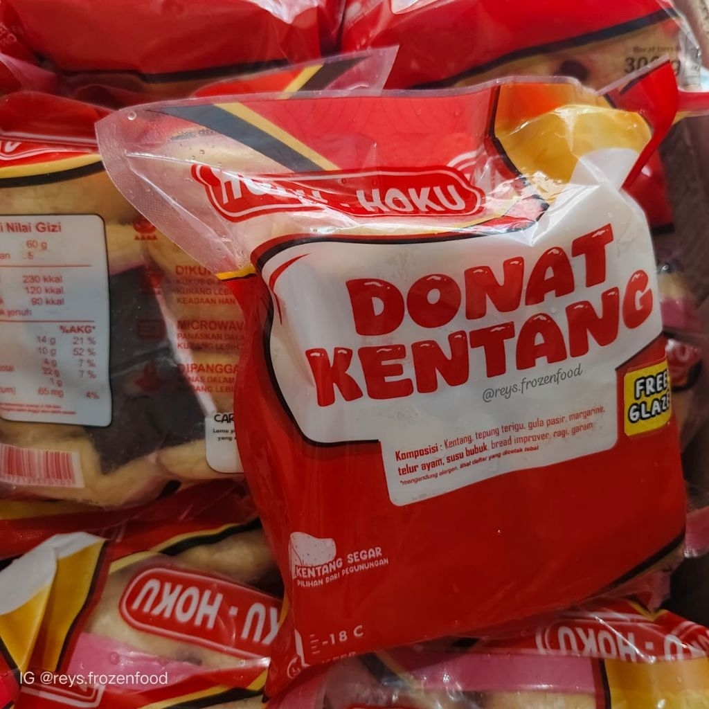 

Hoku Hoku donat kentang isi 10pc (free gula halus)
