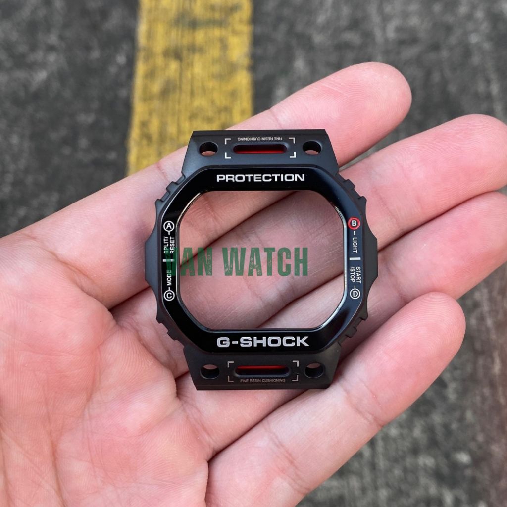 BEZEL Virtual Armor Black / Hitam Custom DW 5600 GW B5600 GWM 5610 GWM 5600 GWM 5630 GLS 5600 GLX 56