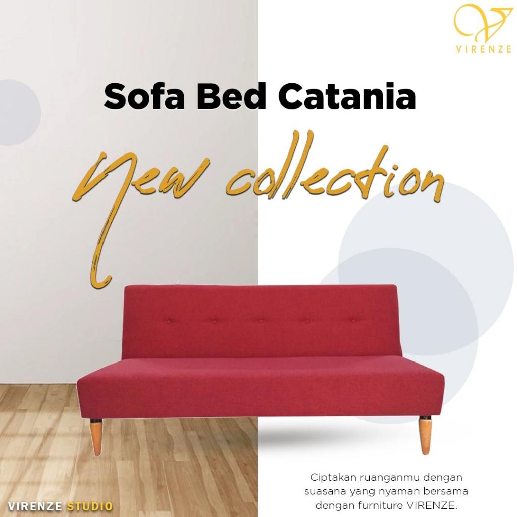 Sofa Bed Catania Sofabed Lipat Minimalis Multifungsi Virenze Semarang, Solo, Yogya, Magelang