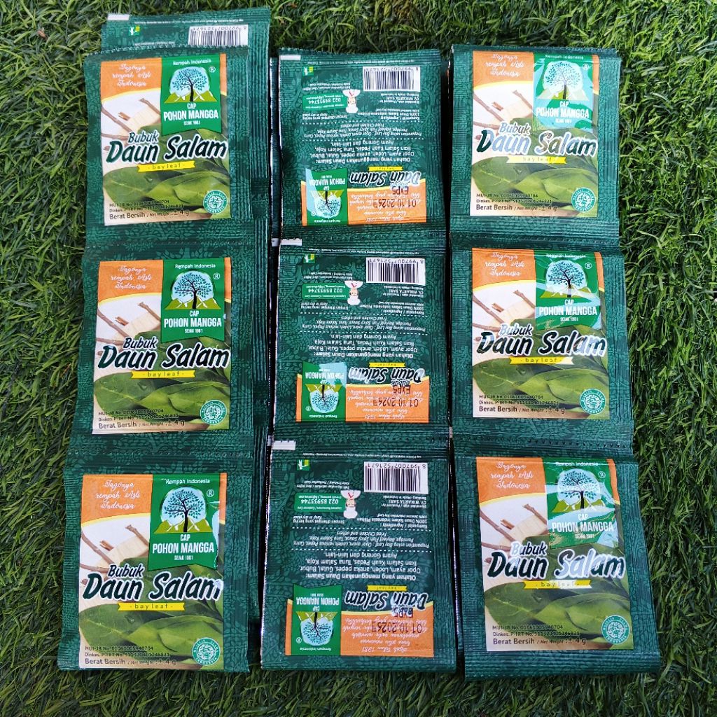 

Daun Salam Bubuk Isinya 72 Sachet Bumbu Dapur Murah