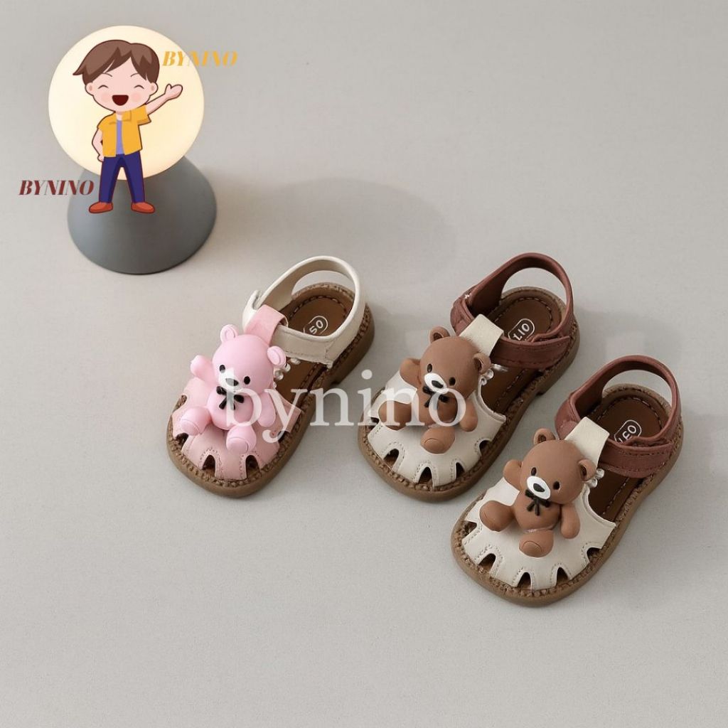 BYNINO ALOHA BEAR Sandal Balita Anak Laki Perempuan Lucu