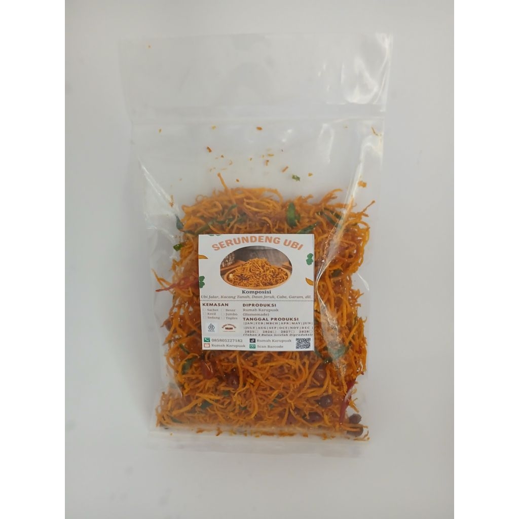 

SERUNDENG UBI KEMASAN BESAR