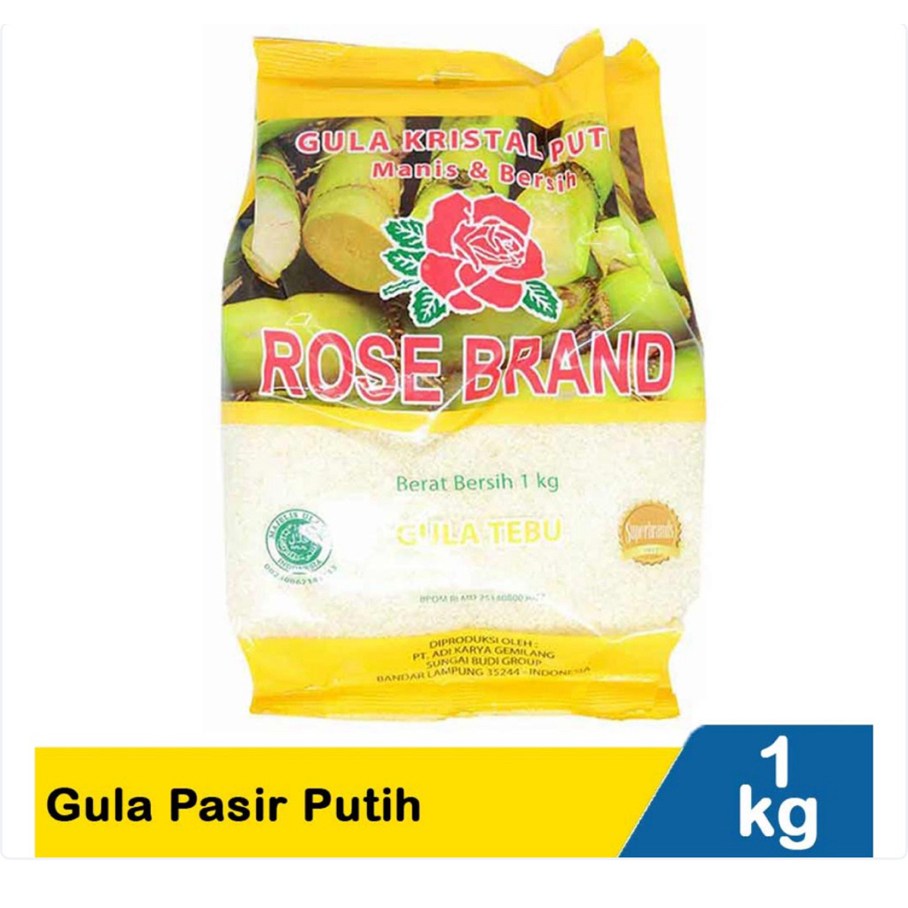 

Gula Pasir Rose Brand 1kg