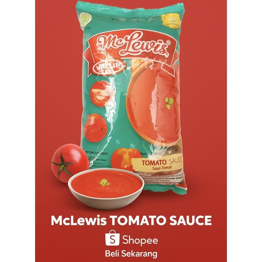 

Saus Tomat Mc Lewis 1 Kg