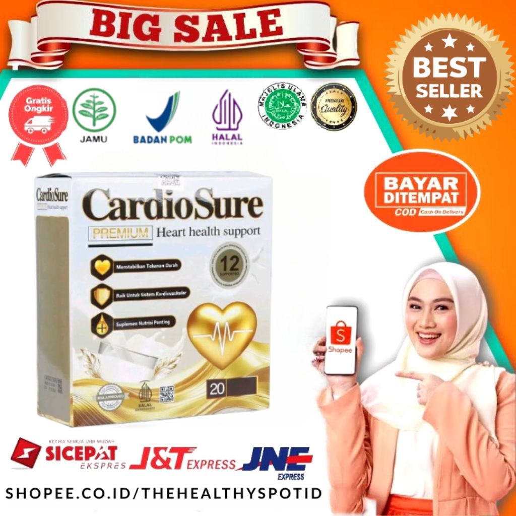 

CARDIOSURE MILK SUSU OBAT HIPERTENSI JANTUNG KORONER STRUK KOLESTROL ASAM URAT