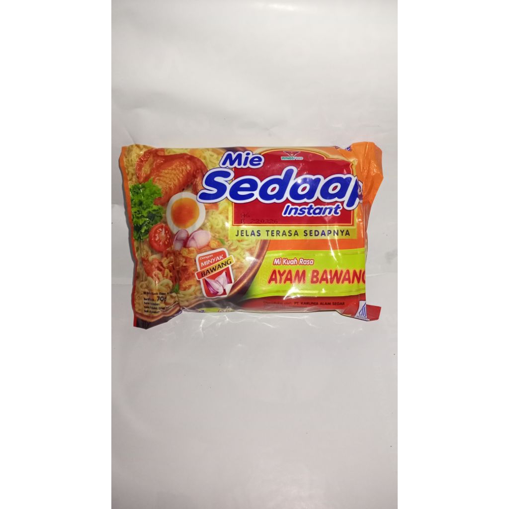 

mie sedaap ayam bawang 70 g- mie kuah sedap instan