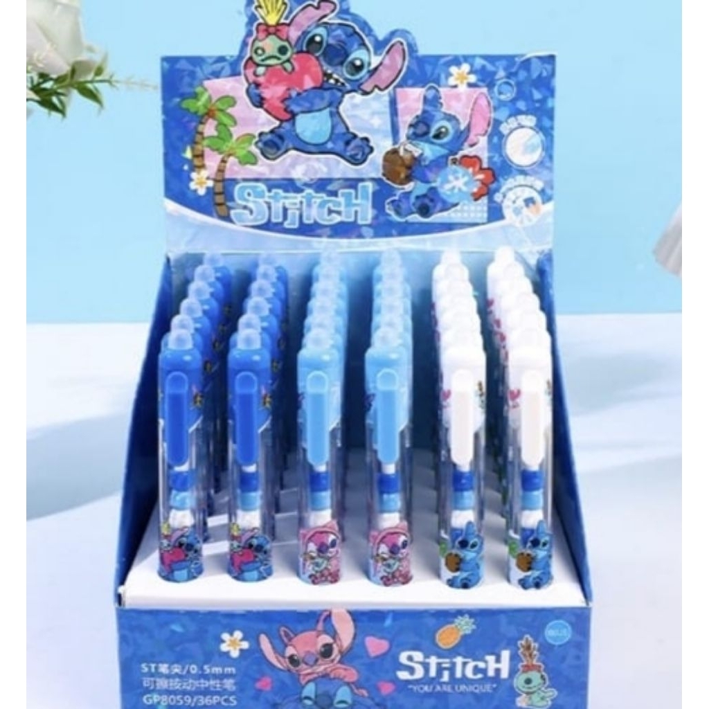 

1 BOX PEN HAPUS STITCH PREMIUM ISI 36