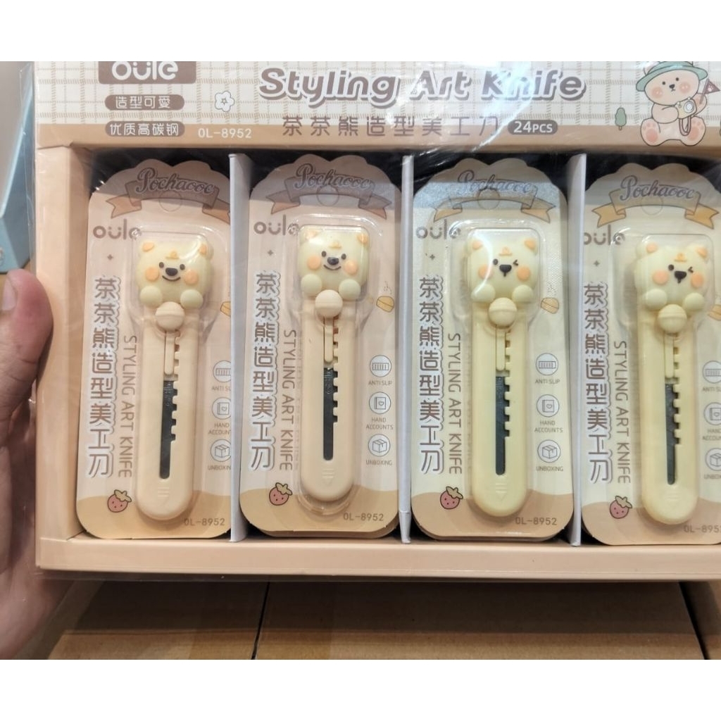 

1 BOX CUTTER BUTTER BEAR ORI OULA ISI 24