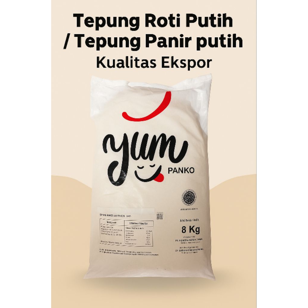 

Tepung Panir Putih 8 Kg – Tekstur Halus, Warna Cantik, Kualitas Ekspor