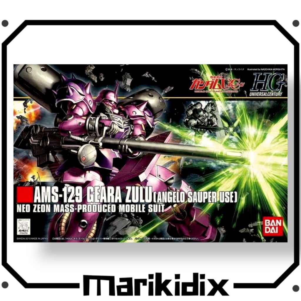 HG AMS-129 Geara Zulu Angelo Sauper Use – Neo Zeon Mobile Suit 1/144 Bandai