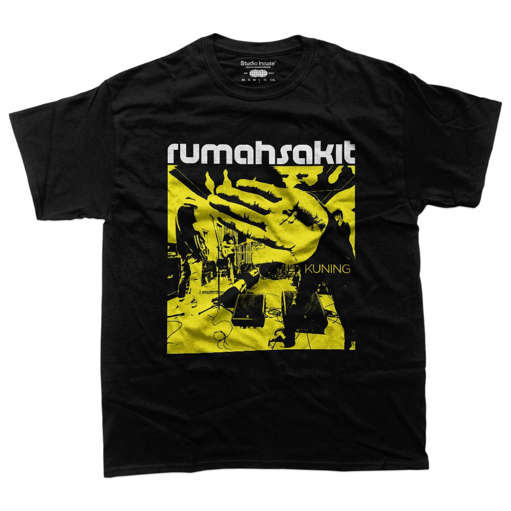 T-shirt Bootleg RUMAHSAKIT Band | kuning Artwork