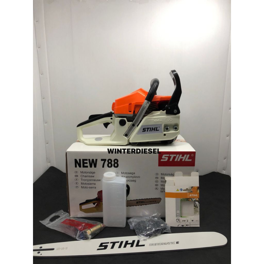 MESIN GERGAJI CHAINSAW MS 788 STIHL ORIGINAL BAR 22INCH