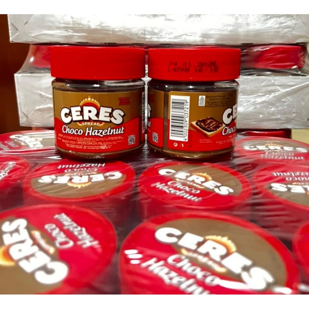 

SELAI CERES DOUBLE HAZELNUT DAN CHOCO HAZELNUT 350GR