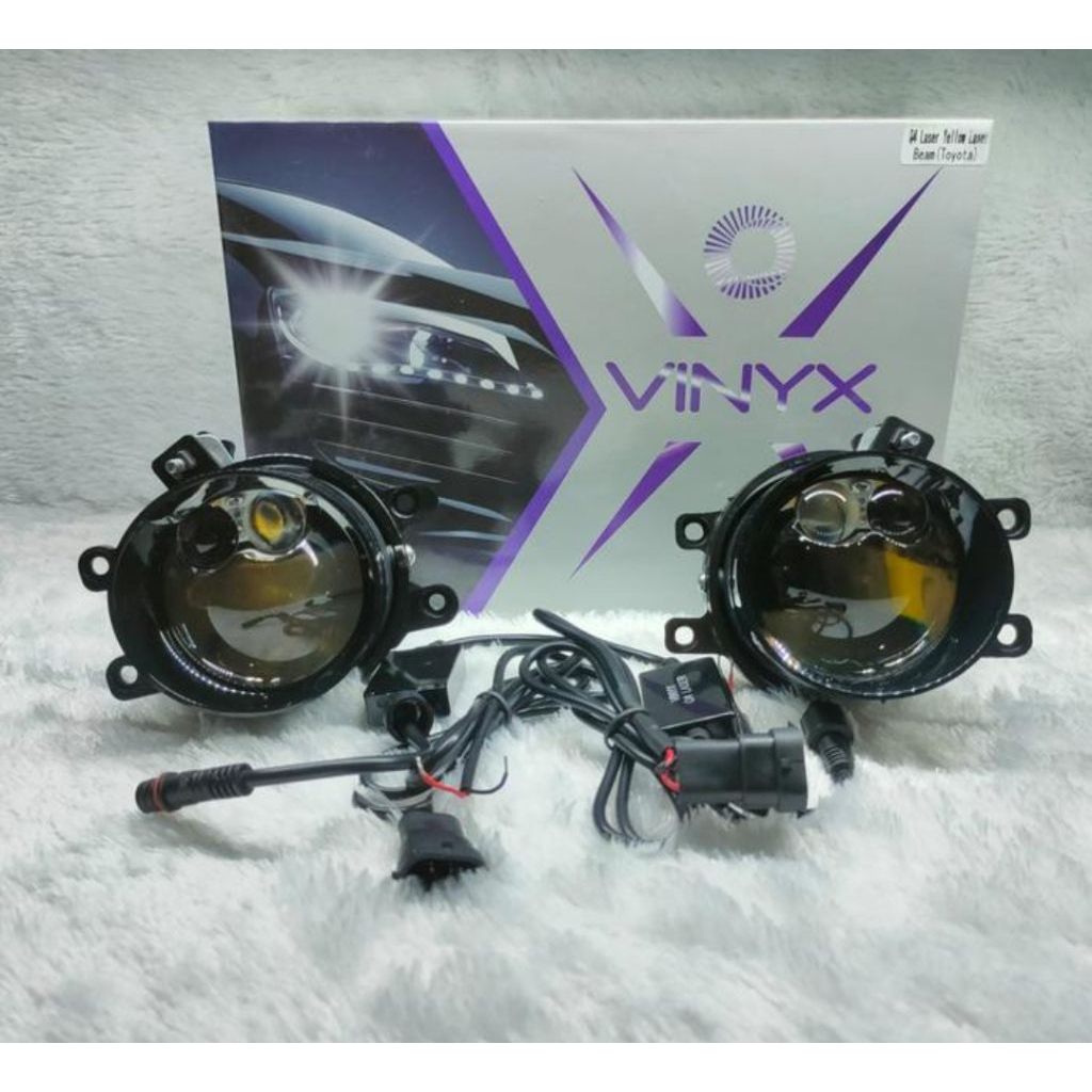 LAMPU FOGLAMP PROJECTOR PROJIE BILED 3 INCH Q4 LASER VINYX MOBIL