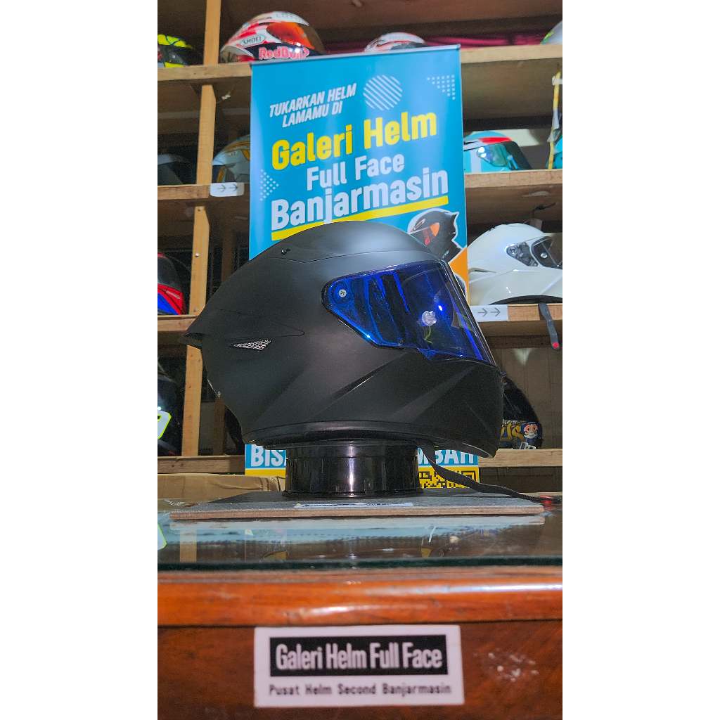 KYT TTC HITAM DOFF SECOND