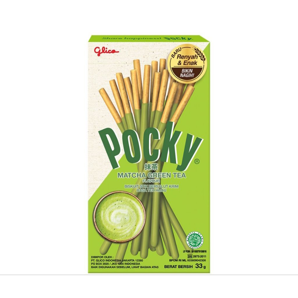 

Pocky Biskuit Stik Matcha 33 gr