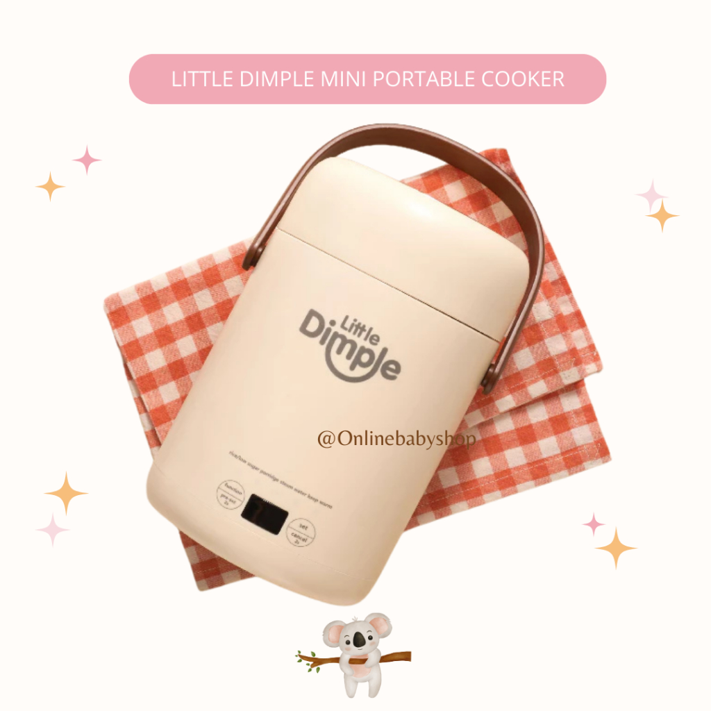 Little Dimple Mini Portable Cooker - Alat Masak Mpasi - Rice Cooker