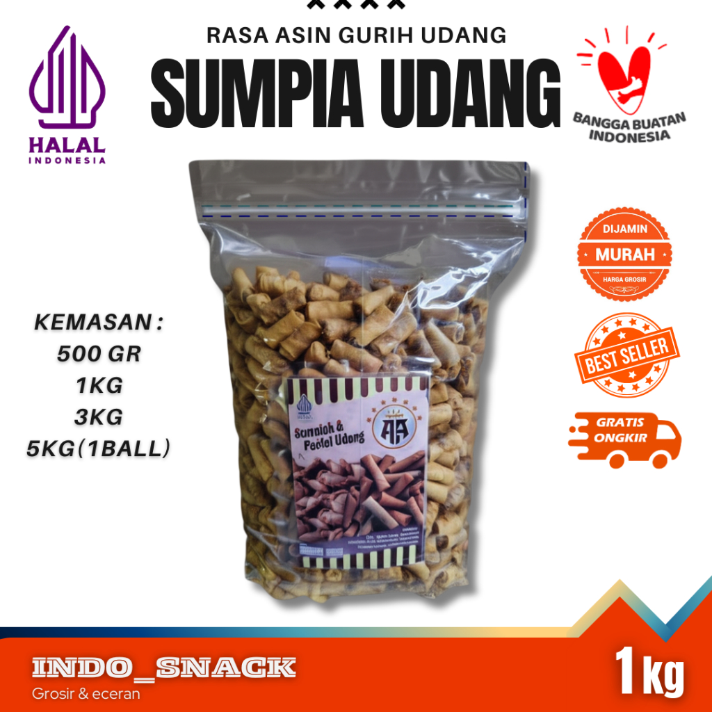 

Sumpia Udang 1kg PREMIUM Termurah