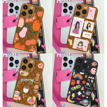 (DS820)SERIES||Silikon bermotif diamond luxury dengan full lens cover Pinggiran anti crack