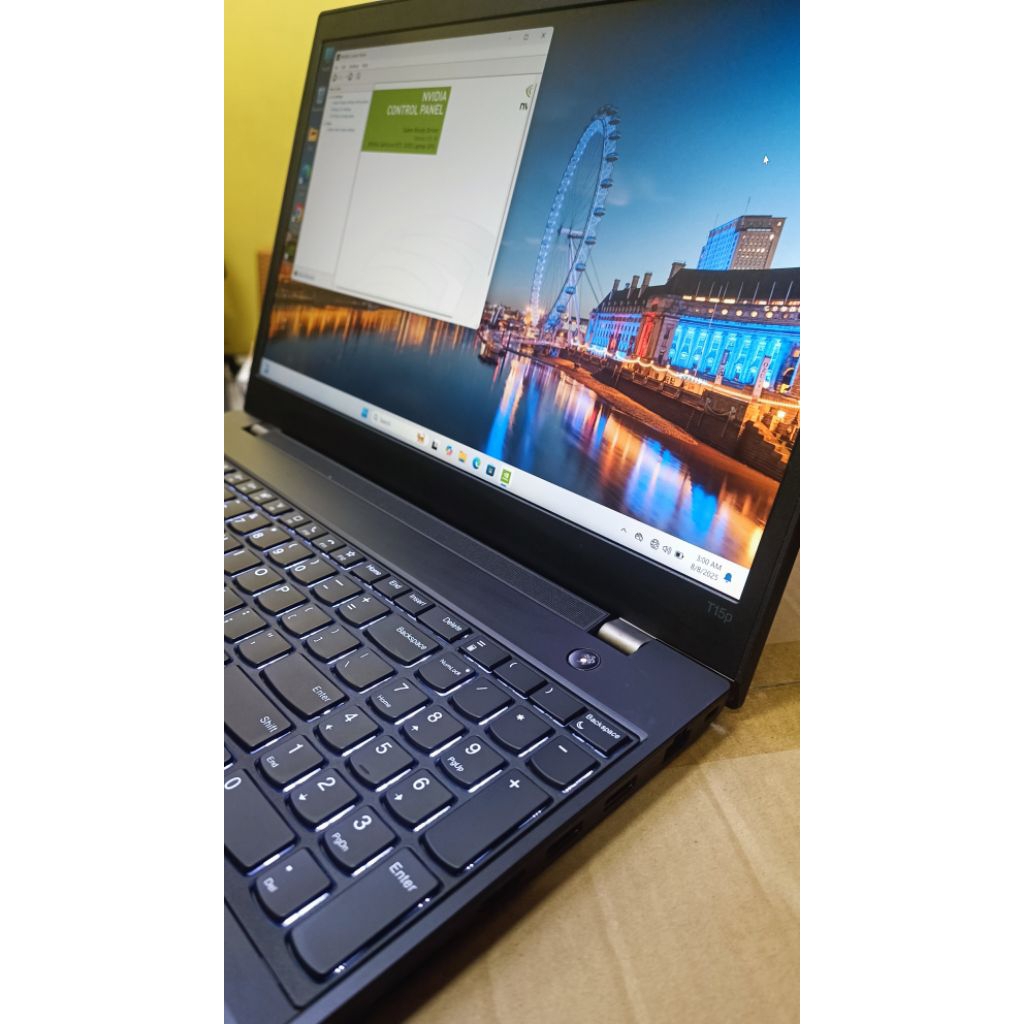 ready laptop cocok design, rendering, gaming, editing lenovo thinkpad T15p G3 intel core i7 gen 12 r