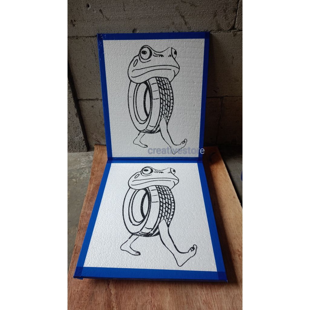 

sketsa melukis uk 25cm x 33cm