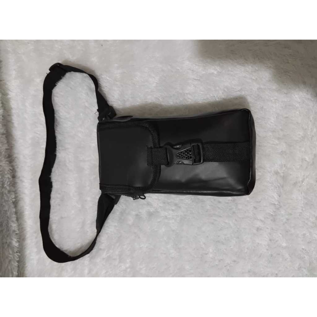 Tas hp viral  -  tas selempang bahu pria dan wanita bisa muat hp dan dompet bahan kulit sintetis pou