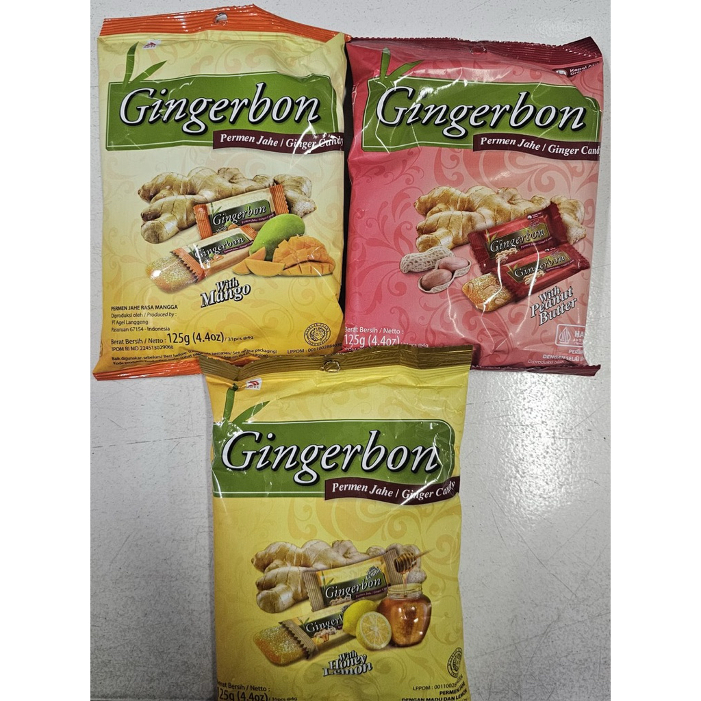 

Travela Gingerbon 125gr - permen jahe aneka rasa