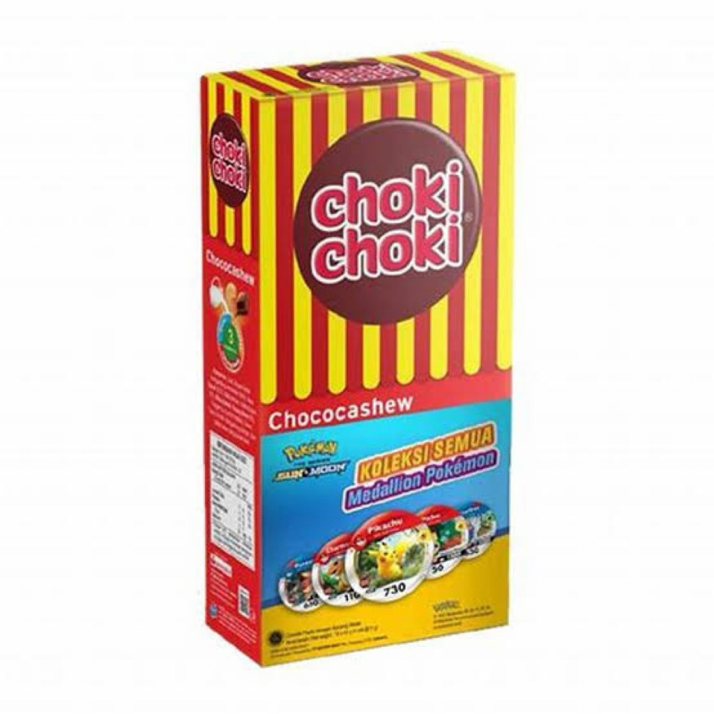 

(BOX) CHOKI CHOKI Chococashew Berhadiah Cokelat Pasta 180gr Isi 15 pcs