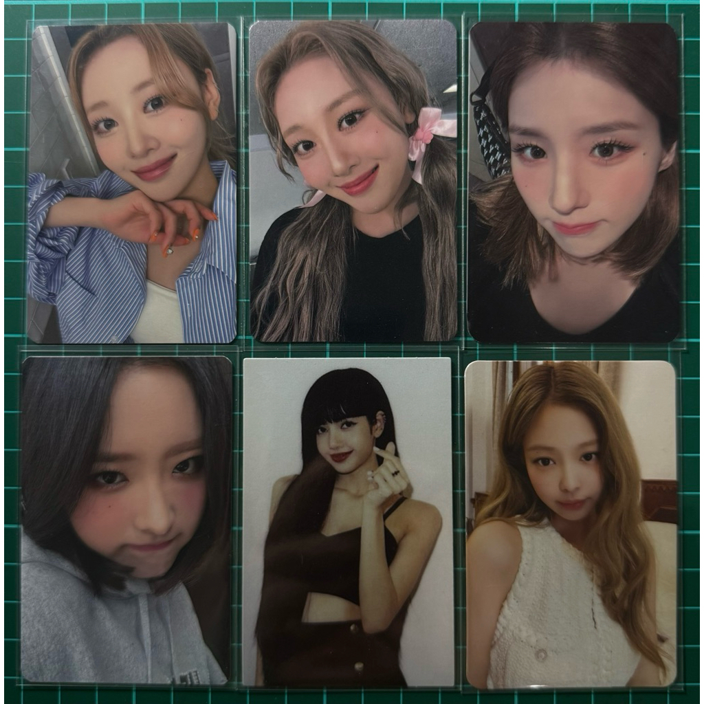 (official) loona blackpink loosemble artms jennie lisa hyunjin heejin yves tc card loonaverse concer