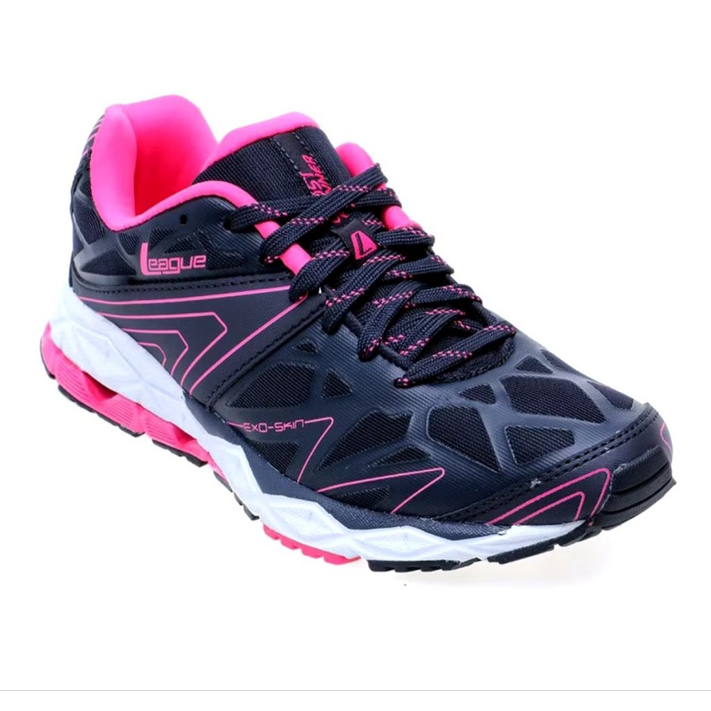 Sepatu League Wanita Ghost Runner W hitam original running shoes sale promo murah
