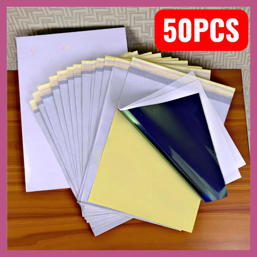 

Kertas Tattoo Transfer Paper A4 Thermal Stencil Copy 50PCS - PT-A4