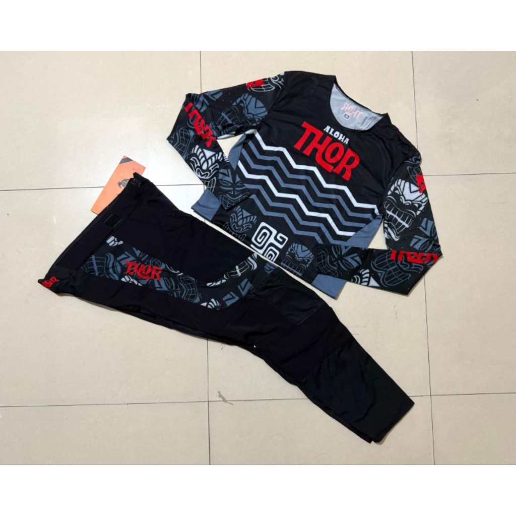 jersey set trail thor prime original - pakaian set olahraga trail enduro cross downhill original